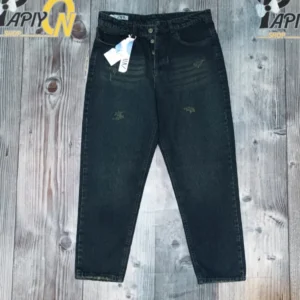 شلوار جین مام استایل مردانه کثیف شور